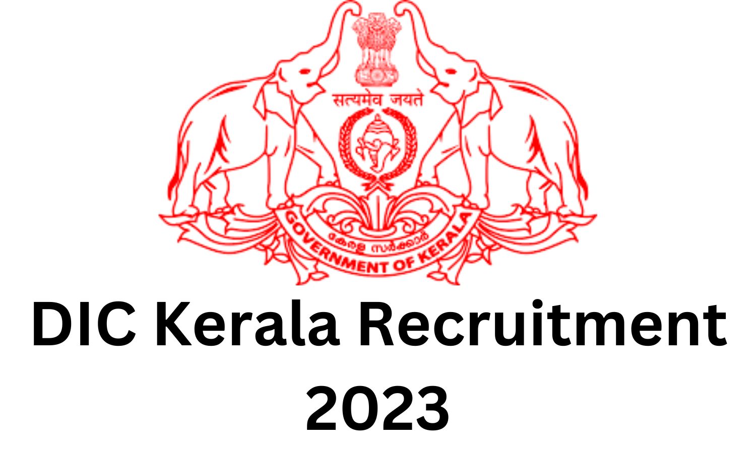 DIC Kerala Recruitment 2023